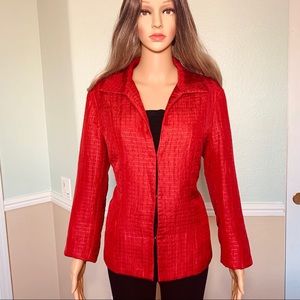 CHICO’S RED BLAZER